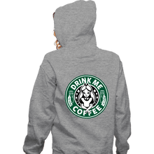 Load image into Gallery viewer, Daily_Deal_Shirts Zippered Hoodies, Unisex / Small / Sports Grey Drink Me Coffee