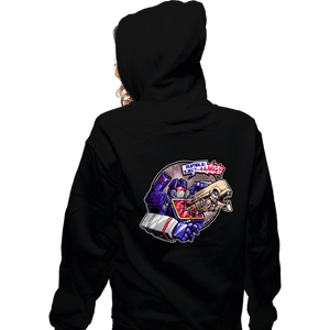 Daily_Deal_Shirts Zippered Hoodies, Unisex / Small / Black Xenowave
