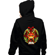 Load image into Gallery viewer, Secret_Shirts Zippered Hoodies, Unisex / Small / Black RPG Wreath
