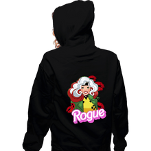 Load image into Gallery viewer, Daily_Deal_Shirts Zippered Hoodies, Unisex / Small / Black Rogue Barbie