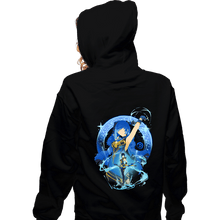Load image into Gallery viewer, Shirts Zippered Hoodies, Unisex / Small / Black Valley Orchid Yelan