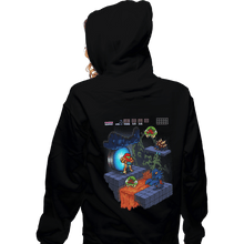 Load image into Gallery viewer, Shirts Zippered Hoodies, Unisex / Small / Black Isometroid