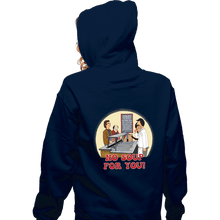 Load image into Gallery viewer, Daily_Deal_Shirts Zippered Hoodies, Unisex / Small / Navy Seinfeld's Soup