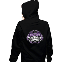 Load image into Gallery viewer, Secret_Shirts Zippered Hoodies, Unisex / Small / Black Gargoyles Gym