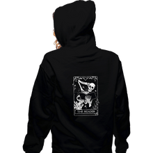 Load image into Gallery viewer, Daily_Deal_Shirts Zippered Hoodies, Unisex / Small / Black The Reader