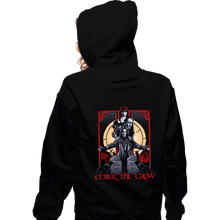 Load image into Gallery viewer, Daily_Deal_Shirts Zippered Hoodies, Unisex / Small / Black Enter The Crow