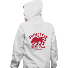 Load image into Gallery viewer, Shirts Zippered Hoodies, Unisex / Small / White Grimalkin
