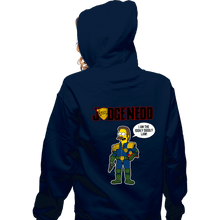 Load image into Gallery viewer, Secret_Shirts Zippered Hoodies, Unisex / Small / Navy Judge Nedd