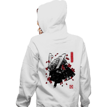 Load image into Gallery viewer, Daily_Deal_Shirts Zippered Hoodies, Unisex / Small / White The Darth Samurai