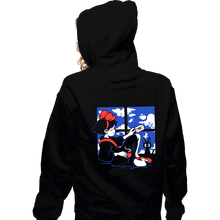 Load image into Gallery viewer, Shirts Zippered Hoodies, Unisex / Small / Black Delivery Resting