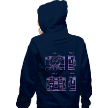 Load image into Gallery viewer, Secret_Shirts Zippered Hoodies, Unisex / Small / Navy Start The Music!