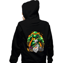 Load image into Gallery viewer, Daily_Deal_Shirts Zippered Hoodies, Unisex / Small / Black The Silly Brother