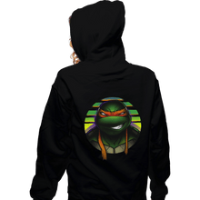 Load image into Gallery viewer, Daily_Deal_Shirts Zippered Hoodies, Unisex / Small / Black Mutant Orange