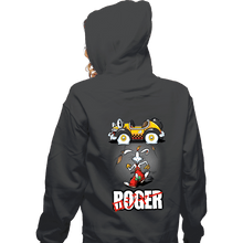 Load image into Gallery viewer, Daily_Deal_Shirts Zippered Hoodies, Unisex / Small / Dark Heather Roger
