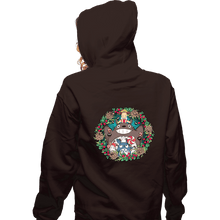 Load image into Gallery viewer, Daily_Deal_Shirts Zippered Hoodies, Unisex / Small / Dark Chocolate Wondeful Time Of The Year