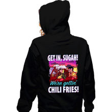 Load image into Gallery viewer, Secret_Shirts Zippered Hoodies, Unisex / Small / Black Get In, Sugah!