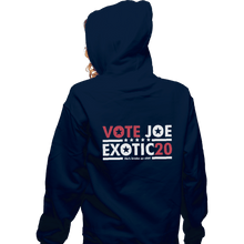 Load image into Gallery viewer, Shirts Zippered Hoodies, Unisex / Small / Navy Vote For Joe