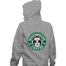Load image into Gallery viewer, Shirts Zippered Hoodies, Unisex / Small / Sports Grey Moonbucks