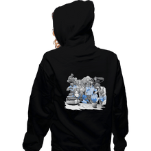 Load image into Gallery viewer, Shirts Zippered Hoodies, Unisex / Small / Black Waiting