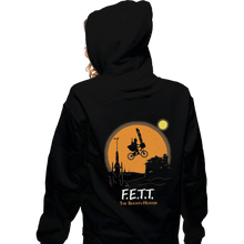Load image into Gallery viewer, Shirts Zippered Hoodies, Unisex / Small / Black F.E.T.T. The Bounty Hunter