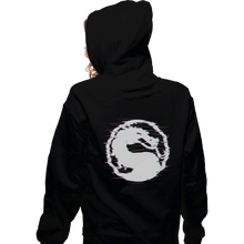 Load image into Gallery viewer, Shirts Zippered Hoodies, Unisex / Small / Black Mortal Glitch