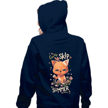 Load image into Gallery viewer, Daily_Deal_Shirts Zippered Hoodies, Unisex / Small / Navy Can We Skip To Summer Please