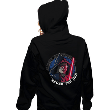 Load image into Gallery viewer, Daily_Deal_Shirts Zippered Hoodies, Unisex / Small / Black Never The Jedi

