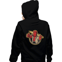 Load image into Gallery viewer, Shirts Zippered Hoodies, Unisex / Small / Black The Right Hand Of Approval