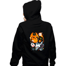 Load image into Gallery viewer, Daily_Deal_Shirts Zippered Hoodies, Unisex / Small / Black Digi Halloween
