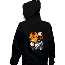Load image into Gallery viewer, Daily_Deal_Shirts Zippered Hoodies, Unisex / Small / Black Digi Halloween