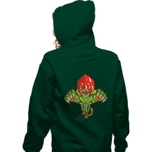 Load image into Gallery viewer, Secret_Shirts Zippered Hoodies, Unisex / Small / Irish Green Eternia Battlecats