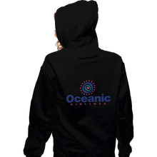 Load image into Gallery viewer, Shirts Zippered Hoodies, Unisex / Small / Black Oceanic Airlines