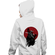 Load image into Gallery viewer, Shirts Zippered Hoodies, Unisex / Small / White Mandalorian Samurai