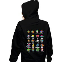 Load image into Gallery viewer, Daily_Deal_Shirts Zippered Hoodies, Unisex / Small / Black The Many Suits Of Samus
