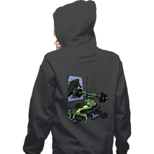 Load image into Gallery viewer, Secret_Shirts Zippered Hoodies, Unisex / Small / Dark Heather Training For Kaiju