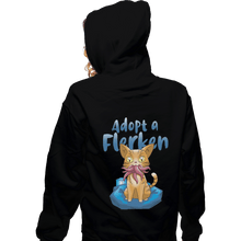 Load image into Gallery viewer, Shirts Zippered Hoodies, Unisex / Small / Black Adopt A Flerken
