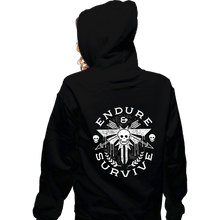 Load image into Gallery viewer, Shirts Zippered Hoodies, Unisex / Small / Black Survive Emblem