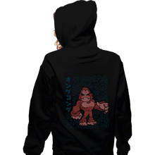 Load image into Gallery viewer, Shirts Zippered Hoodies, Unisex / Small / Black Tiny Kong