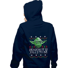 Load image into Gallery viewer, Shirts Zippered Hoodies, Unisex / Small / Navy Season It Is, Jolly To Be