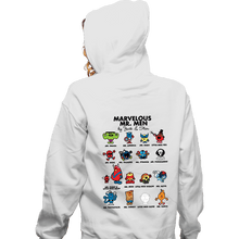 Load image into Gallery viewer, Daily_Deal_Shirts Zippered Hoodies, Unisex / Small / White Marvelous Mr. Men