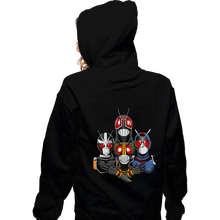 Load image into Gallery viewer, Shirts Zippered Hoodies, Unisex / Small / Black Rider Rhapsody