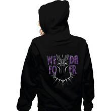 Load image into Gallery viewer, Shirts Zippered Hoodies, Unisex / Small / Black Panther Forever