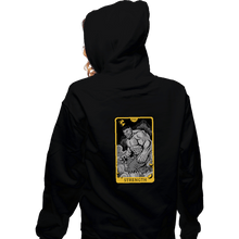 Load image into Gallery viewer, Shirts Zippered Hoodies, Unisex / Small / Black Tarot Strength