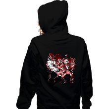 Load image into Gallery viewer, Daily_Deal_Shirts Zippered Hoodies, Unisex / Small / Black Survival Horror