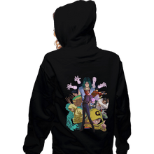 Load image into Gallery viewer, Daily_Deal_Shirts Zippered Hoodies, Unisex / Small / Black Sensui Seven