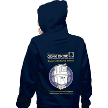Load image into Gallery viewer, Daily_Deal_Shirts Zippered Hoodies, Unisex / Small / Navy Gonk Manual
