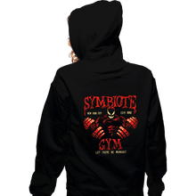 Load image into Gallery viewer, Daily_Deal_Shirts Zippered Hoodies, Unisex / Small / Black Symbiote Gym