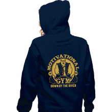 Load image into Gallery viewer, Secret_Shirts Zippered Hoodies, Unisex / Small / Navy Foley's Gym