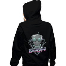 Load image into Gallery viewer, Shirts Pullover Hoodies, Unisex / Small / Black DOOM
