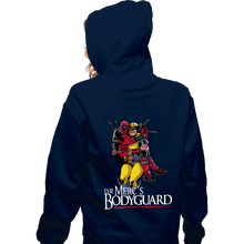 Load image into Gallery viewer, Daily_Deal_Shirts Zippered Hoodies, Unisex / Small / Navy The Merc's Bodyguard